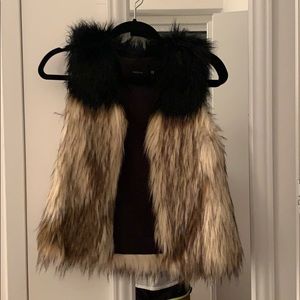 Multi-colored Fur Vest